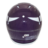 Fran Tarkenton Signed Minnesota Vikings Authentic TB Spd Helmet Beckett 44015