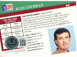 Russ Cochran Autographed 1991 Pro Set #45 Trading Card Beckett 44845