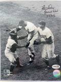 Johnny Podres Brooklyn Dodgers Autographed 8x10 1955 World Series Photo JSA COA