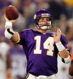 Brad Johnson Signed Minnesota Vikings Jersey (Beckett COA) Super Bowl XXXVII Q.B