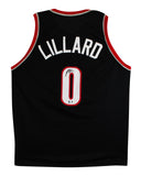 Damian Lillard Authentic Signed Black Pro Style Jersey Autographed BAS 2