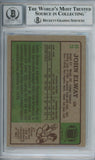 John Elway Autographed 1984 Topps #63 Trading Card Beckett 10 Slab 37652