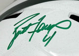 Brett Favre Signed Green Bay Packers FS White Replica Speed Helmet Radtke Holo