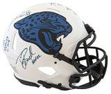 Jaguars (3) Taylor, Brunell & Boselli Signed Lunar F/S Speed Proline Helmet BAS