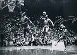 Michael Jordan Autographed Framed 18x36 Photo Bulls 69/123 UDA BAM158815
