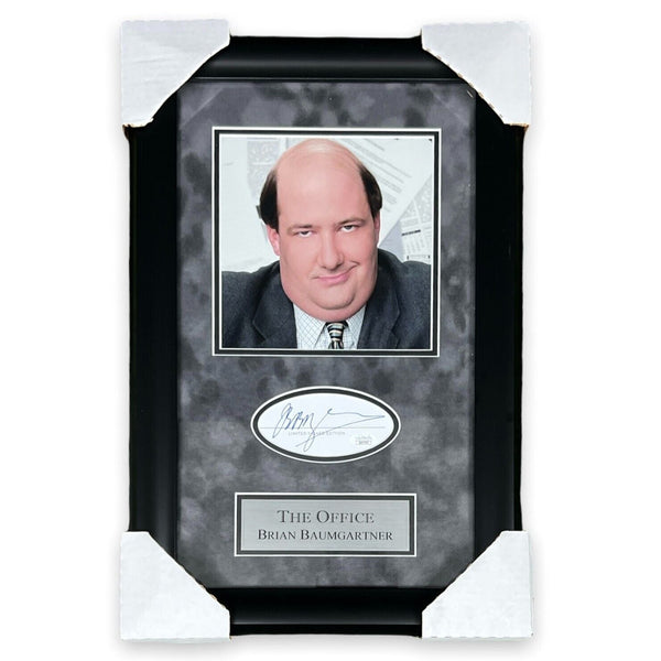 Brian Baumgartner Signed "The Office" Cut Framed To 14x21 JSA