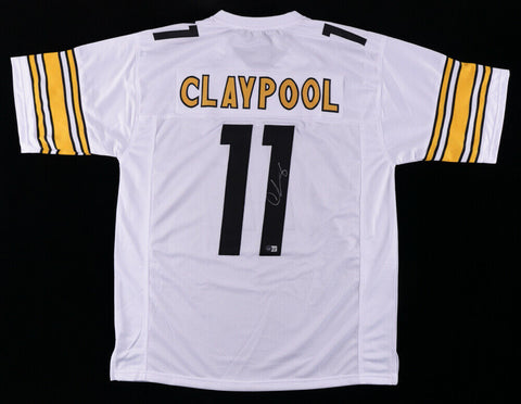 Chase Claypool Signed Pittsburgh Steelers White Home Jersey (Beckett Hologram)