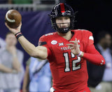 Tyler Shough Signed Texas Tech Red Raiders Jersey (JSA COA) Saints Quarterback