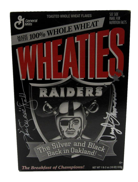 Ken Stabler/Daryle Lamonica Dual-Signed/Autographed Wheaties Box JSA 204894