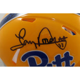 Tony Dorsett Autographed Pittsburgh Panthers Gold Mini Helmet Beckett 56475