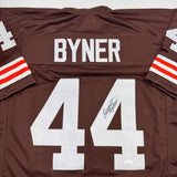 Autographed/Signed Earnest Byner Cleveland Brown Football Jersey JSA COA