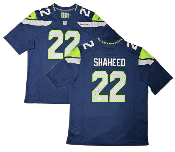 Rashid Shaheed Autographed Seahawks Nike Navy Game Jersey Beckett