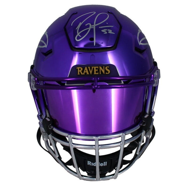 ravens speedflex helmet Derrick Henry Autographed Baltimore Midi Becke Game Day Legends Loc attachment Ray Lewis Autographed Baltimore Ravens