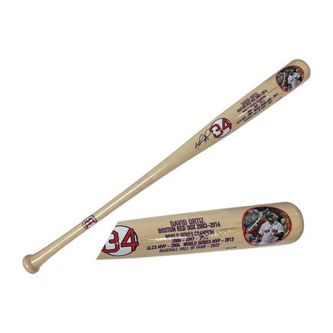 David Ortiz Signed Autographed Hall Of Fame Limited Edition /34 Bat JSA