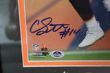 Courtland Sutton Autographed Denver Broncos 8x10 Photo DLX Frame JSA Hologram