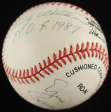 Ernie Banks & Billy Williams Signed NL Baseball w/Wood Display Case Chicago Cubs