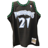 Kevin Garnett Signed Mitch&Ness Minnesota Timberwolves Jersey XL Beckett 50869