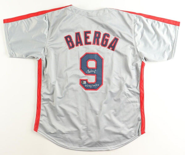 Carlos Baerga Signed Cleveland Indians Jersey Inscribed "3X AS/2X SS" (Beckett)