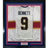 Framed Autographed/Signed Sam Bennett 35x39 Florida White Jersey JSA COA