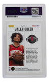 Jalen Green Signed Houston Rockets 2021 NBA Hoops Special Rookie Card #RS2