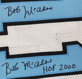 Bob McAdoo Signed Buffalo Braves Photo Jersey (JSA COA) NBA Hall of Fame 2000
