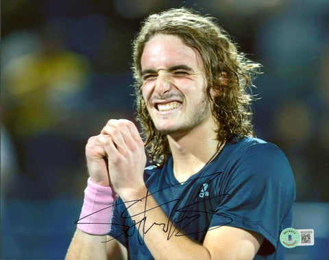 Stefanos Tsitsipas Authentic Signed 8x10 Photo Autographed BAS #BG82300