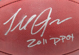 Terrell Suggs Autographed Leather NFL Duke Football Baltimore Ravens Beckett