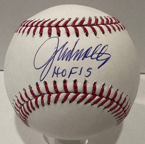 Brave Hall of Famer JOHN SMOLTZ Signed Official MLB Baseball AUTO w/ HOF - BAS