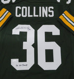 Packers NICK COLLINS Signed Custom Replica Green Jersey AUTO w/ SB XLV CHAMP JSA
