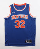 Karl-Anthony Towns Signed New York Knicks Nike Jersey (Beckett) 2015 #1 Draft Pk
