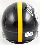 Alan Faneca Autographed Pittsburgh Steelers Speed Mini Helmet-Beckett W Hologram