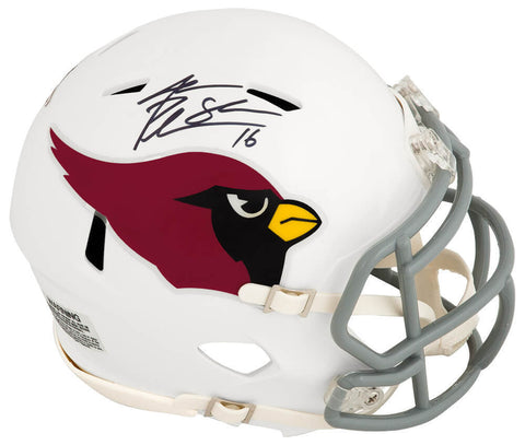 Jake Plummer Signed Cardinals Riddell Speed Mini Helmet w/Snake - (SCHWARTZ COA)