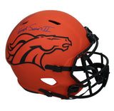 Patrick Surtain II Autographed Denver Broncos Full Size 'RAVE' Helmet Beckett