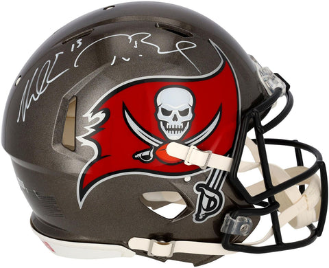 Tom Brady & Mike Evans Tampa Bay Buccaneers Dual-Signed Riddell Authentic Helmet