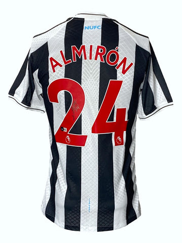Miguel Almiron Signed Newcastle United Castore Soccer Jersey BAS