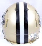 Derek Carr Autographed New Orleans Saints Speed Mini Helmet-Beckett W Hologram
