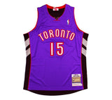 Vince Carter Signed Toronto Raptors Mitchell & Ness Authentic Purple NBA Jersey