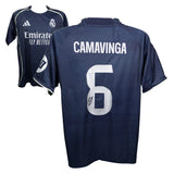 Eduardo Camavinga Signed Real Madrid Away Soccer Jersey #6 with Beckett Witness