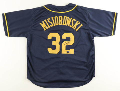 Jacob Misiorowski Signed Milwaukee Brewers Jersey (Prova) All Star Pitcher