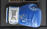 Mike Tyson Signed Framed Everlast Boxing Glove Display / Tyson vs. Holmes Poster