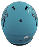 Jaguars Travis Hunter Signed Rave Full Size Speed Proline Helmet BAS Witnessed