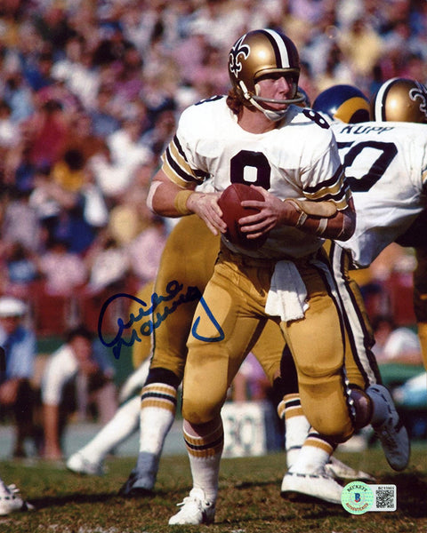 Saints Archie Manning Authentic Signed 8x10 Vertical Photo Autographed BAS 2