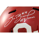 Sam Bradford Autographed Oklahoma Sooners F/S Helmet Heisman Beckett 54269