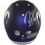 Ray Lewis Signed Baltimore Ravens Authentic 2026 ALT #1 Helmet Beckett WIT 57521
