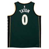 Jayson Tatum Boston Celtics Signed Green Nike City Edition Jersey FANATICS