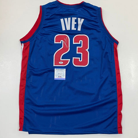 Jaden Ivey signed jersey PSA/DNA Detroit Pistons Autographed