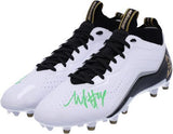 Marshawn Lynch Seahawks Signed Beast Mode B.T.A Football Cleats-Green Sig-LE 11