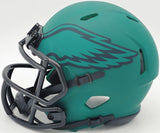 Jalen Carter Signed Philadelphia Eagles Rave Green Speed Mini Helmet Beckett Wit