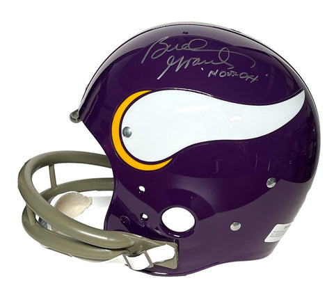 Bud Grant Vikings Signed Full Size TK Suspension Throwback Helmet PSA/DNA 205132
