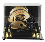 49ers George Kittle Authentic Signed Rave Speed Mini Helmet W/ Case BAS Witness